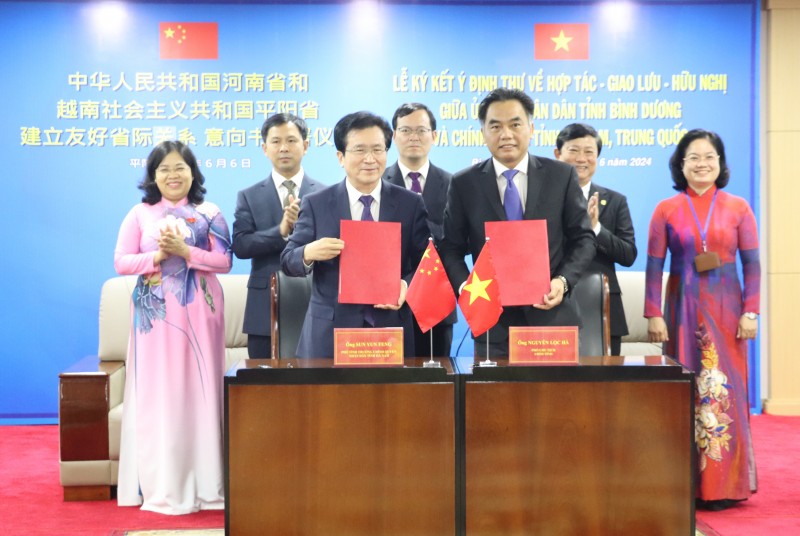 Bình Dương và Hà Nam (Trung Quốc): thúc đẩy hợp tác logistics, kinh tế thương mại, du lịch Bình Dương và Hà Nam (Trung Quốc): thúc đẩy hợp tác logistics, kinh tế thương mại, du lịch