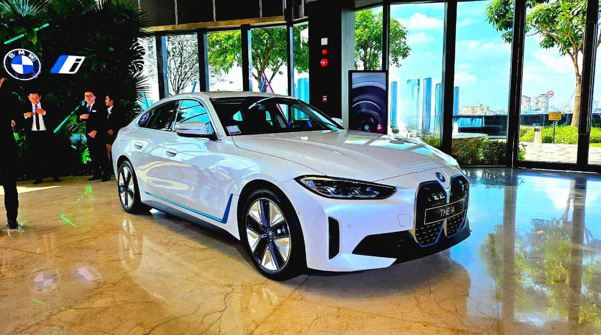 Ô tô điện BMW i4 đang được Thaco Auto phân phối tại Việt Nam. Ô tô điện BMW i4 đang được Thaco Auto phân phối tại Việt Nam.