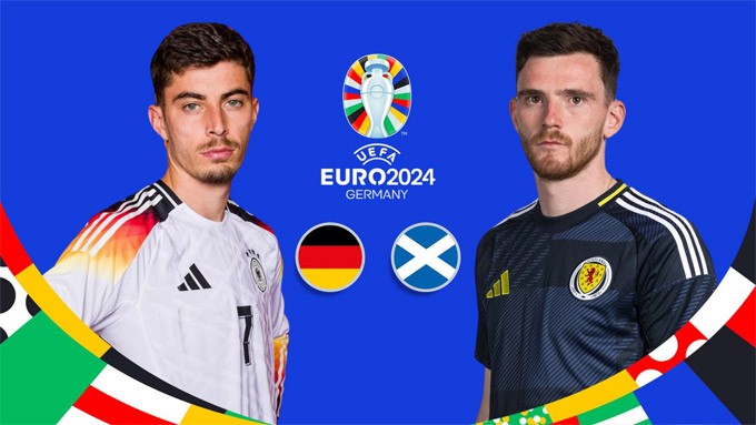 Link xem trực tiếp EURO 2024: Đức vs Scotland (2h00 ngày 15/6) Link xem trực tiếp EURO 2024: Đức vs Scotland (2h00 ngày 15/6)