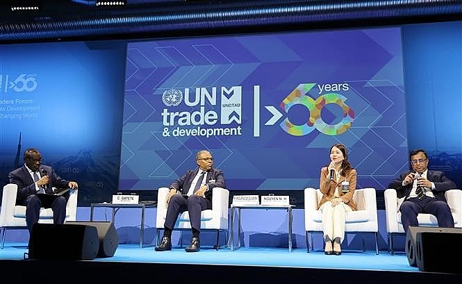 Vietnam calls for UNCTAD’s continued support for developing countries. (Photo: VNA)