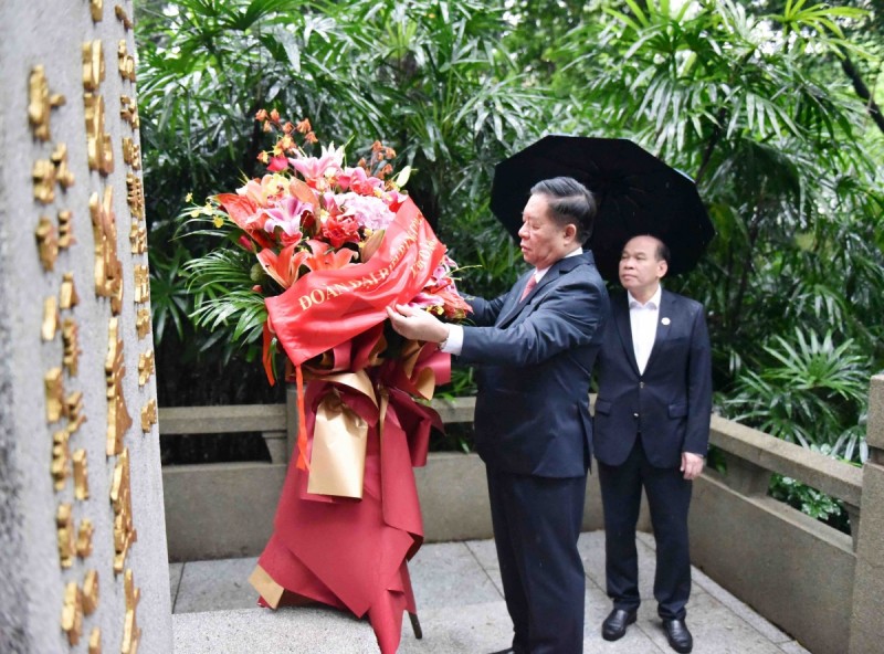 Đoàn đại biểu Đảng ta thăm và làm việc tại Trung Quốc Đoàn đại biểu Đảng ta thăm và làm việc tại Trung Quốc