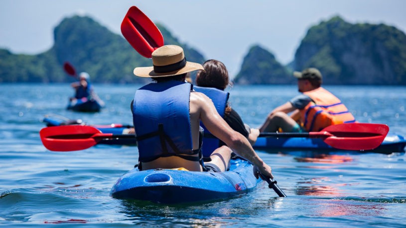Go Kayaking in Lan Ha Bay Go Kayaking in Lan Ha Bay