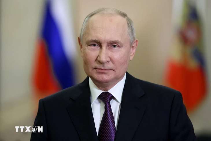 Tổng thống Liên bang Nga Vladimir Putin. Nguồn: AFP/TTXVN Tổng thống Liên bang Nga Vladimir Putin. Nguồn: AFP/TTXVN