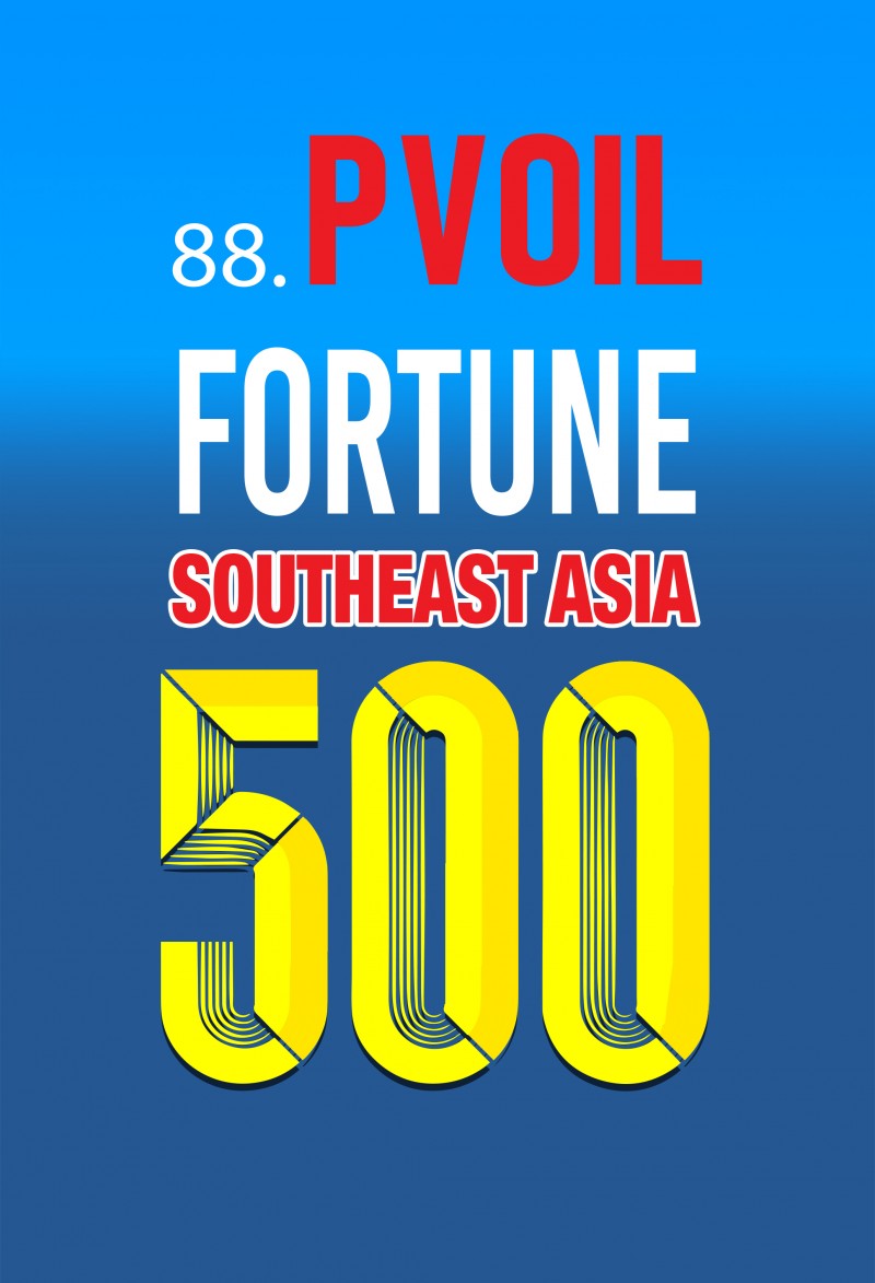 undefined PVOIL vào Bảng xếp hạng 500 công ty lớn nhất Đông Nam Á – Fortune Southeast Asia 500