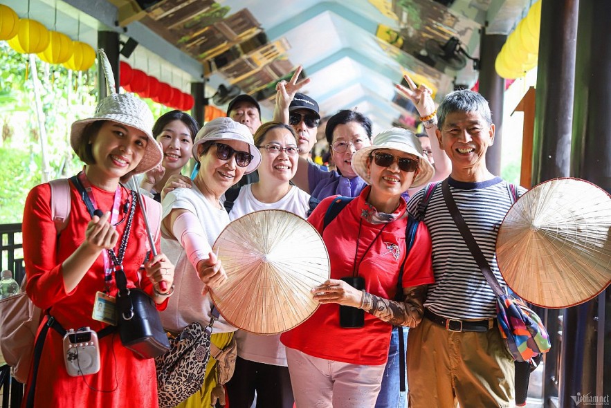 About 45% of Taiwanese tourists to Vietnam choose tourist destinations in central cities like Hue, Hoi An, and Da Nang. Photo: Ho Giap. About 45% of Taiwanese tourists to Vietnam choose tourist destinations in central cities like Hue, Hoi An, and Da Nang. Photo: Ho Giap.