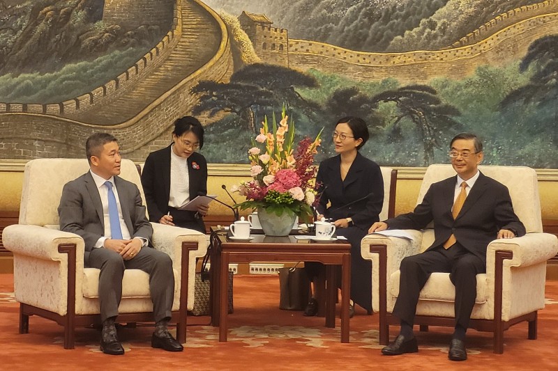 Phó Chủ tịch Chính hiệp Trung Quốc tiếp đại biểu dự Diễn đàn nhân dân Việt - Trung lần thứ 12 Phó Chủ tịch Chính hiệp Trung Quốc tiếp đại biểu dự Diễn đàn nhân dân Việt - Trung lần thứ 12