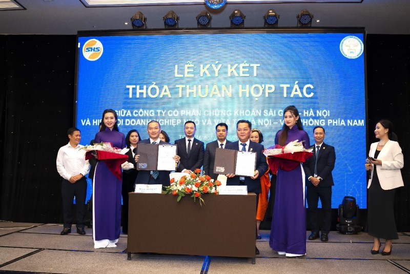 Chứng khoán SHS cùng Hiệp hội Doanh nghiệp Nhỏ và Vừa Thành phố Hà Nội ký kết hợp tác chiến lược toàn diện Chứng khoán SHS cùng Hiệp hội Doanh nghiệp Nhỏ và Vừa Thành phố Hà Nội ký kết hợp tác chiến lược toàn diện