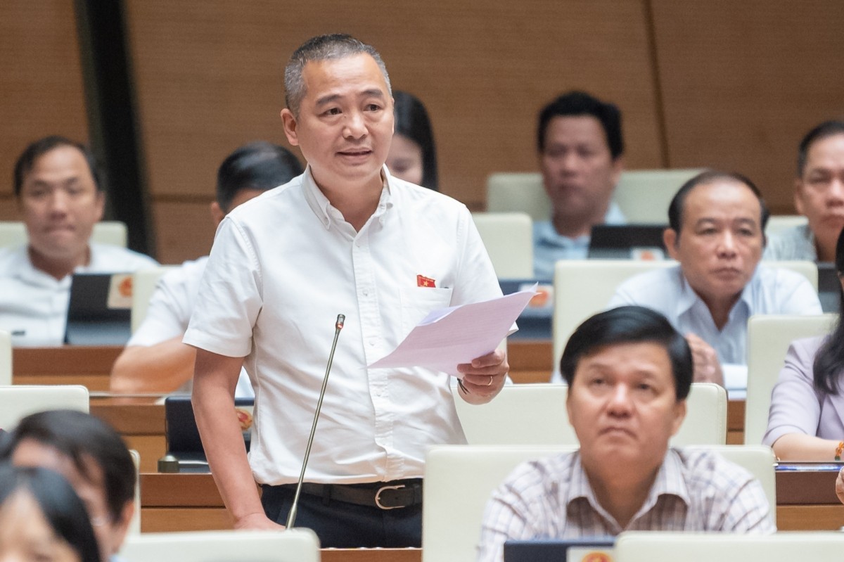 Đại biểu Nguyễn Lân Hiếu - Đoàn ĐBQH tỉnh Bình Định. (Ảnh: VOV) Đại biểu Nguyễn Lân Hiếu - Đoàn ĐBQH tỉnh Bình Định. (Ảnh: VOV)