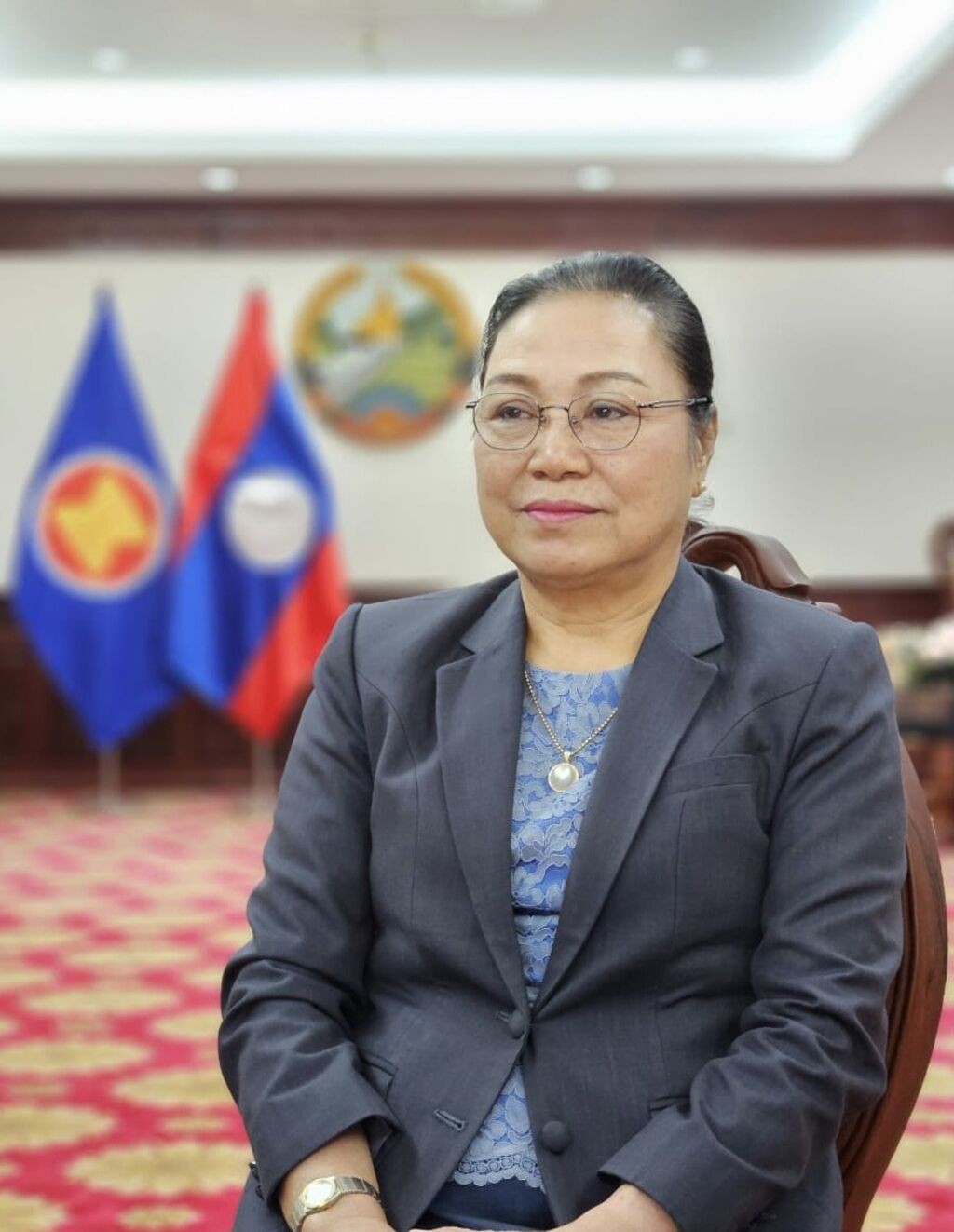 Đại sứ Lào tại Việt Nam Khamphao Ernthavanh. (Nguồn: Đại sứ quán Lào tại Việt Nam) Đại sứ Lào tại Việt Nam Khamphao Ernthavanh. (Nguồn: Đại sứ quán Lào tại Việt Nam)