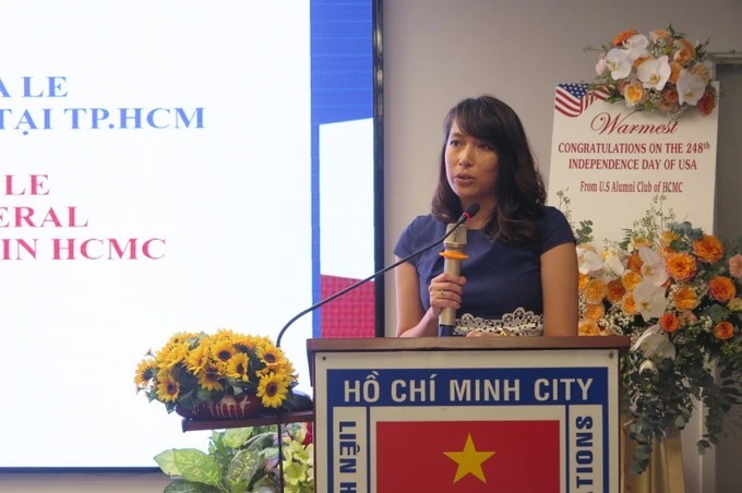Acting Deputy Consul General of the US in Ho Chi Minh City Christina Le Acting Deputy Consul General of the US in Ho Chi Minh City Christina Le