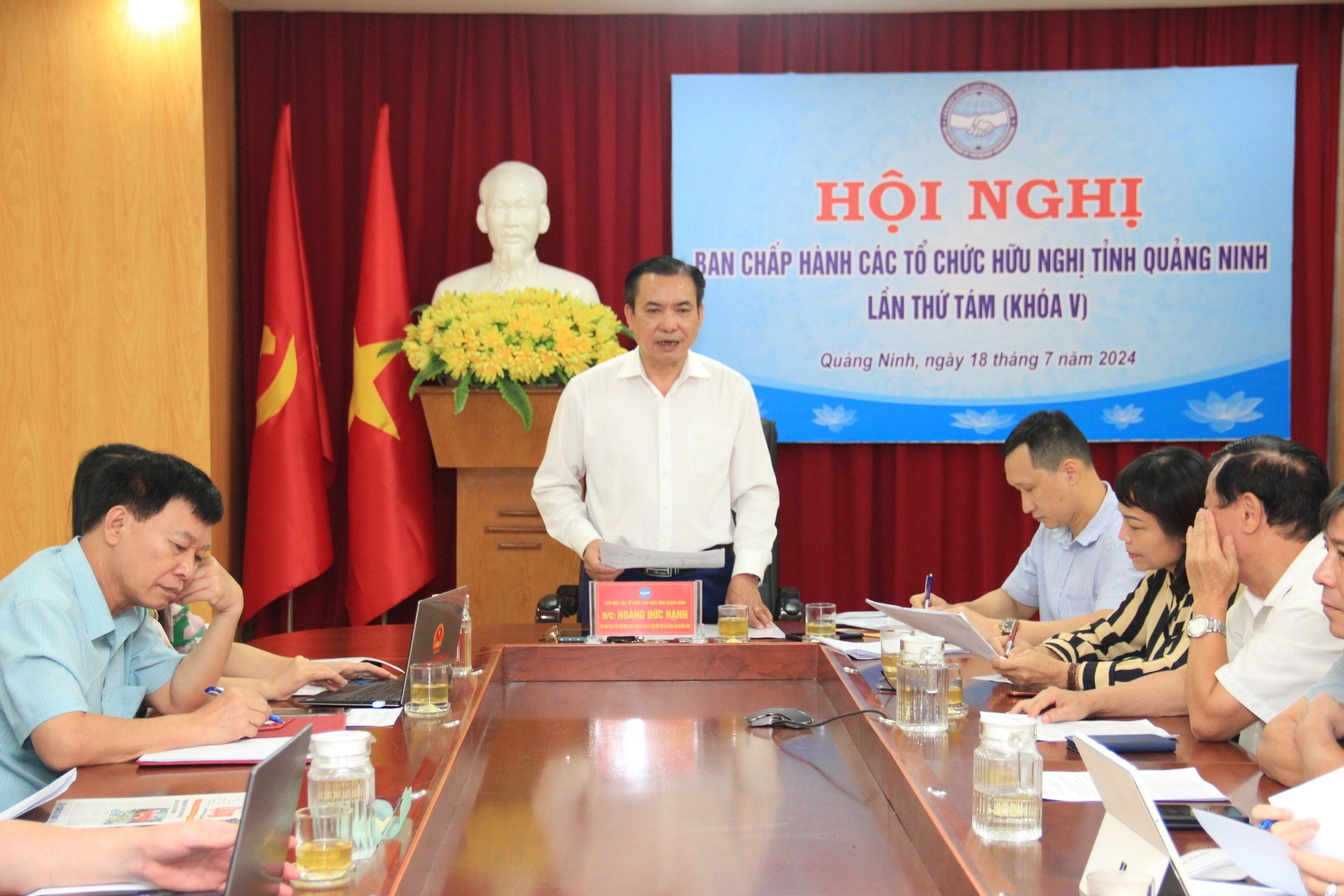 Phó Chủ tịch Thường trực Liên hiệp các tổ chức hữu nghị tỉnh Quảng Ninh Hoàng Đức Hạnh Phó Chủ tịch Thường trực Liên hiệp các tổ chức hữu nghị tỉnh Quảng Ninh Hoàng Đức Hạnh