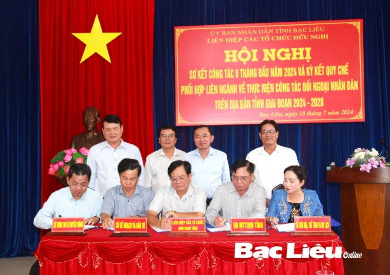 Bạc Liêu phối hợp liên ngành trong thực hiện công tác đối ngoại nhân dân giai đoạn 2024 - 2028 Bạc Liêu phối hợp liên ngành trong thực hiện công tác đối ngoại nhân dân giai đoạn 2024 - 2028