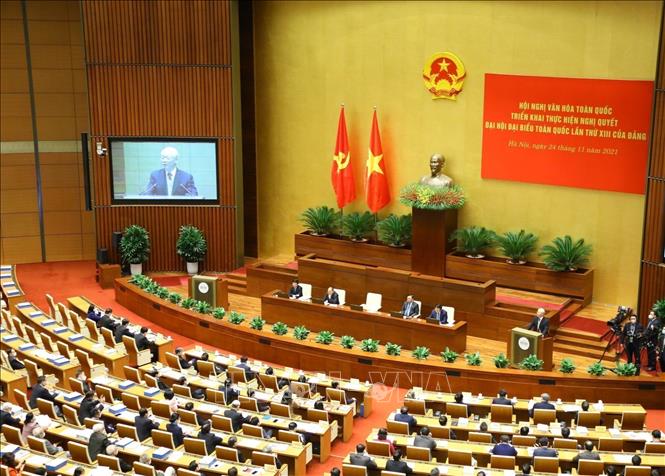 Dấu ấn của Tổng Bí thư Nguyễn Phú Trọng trong tiến trình phát triển đất nước Chú thích ảnh