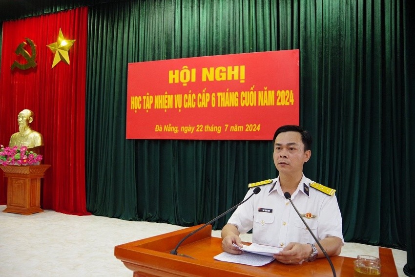 Lieutenant Colonel Chu Quang Vinh, Chief Political Officer of Brigade 172. (Photo: Phuoc Hoan) Lieutenant Colonel Chu Quang Vinh, Chief Political Officer of Brigade 172. (Photo: Phuoc Hoan)