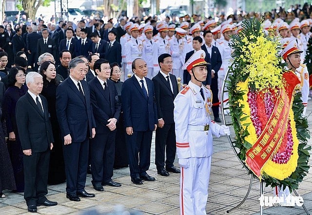 Party & State Leaders Pay Tribute to General Secretary Nguyen Phu Trong Party & State Leaders Pay Tribute to General Secretary Nguyen Phu Trong