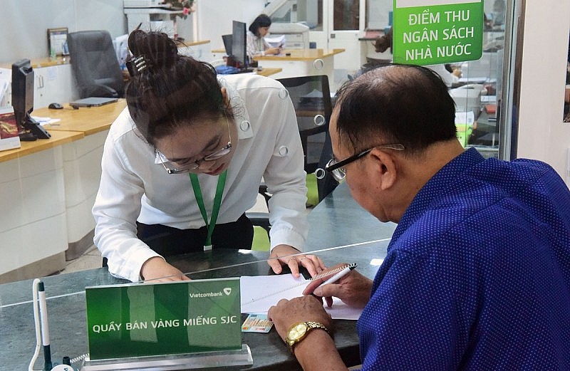 Vietcombank chỉ bán vàng miếng SJC cho khách hàng có tài khoản tại ngân hàng