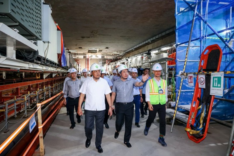 Chủ tịch UBND Hà Nội kiểm tra đường sắt Nhổn - Ga Hà Nội trước ngày vận hành thương mại Chủ tịch UBND Hà Nội kiểm tra đường sắt Nhổn - Ga Hà Nội trước ngày vận hành thương mại