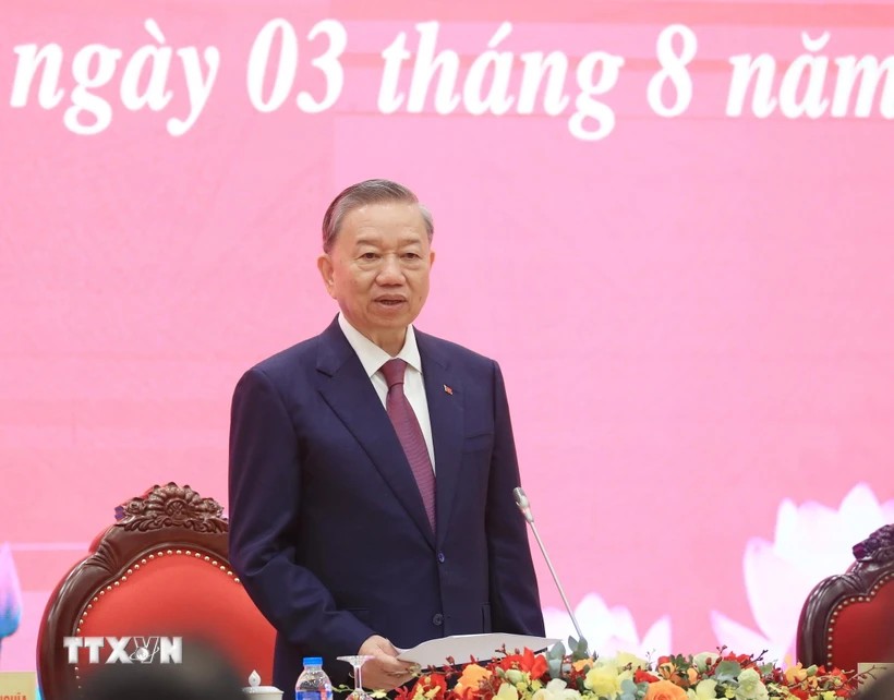 Tổng Bí thư, Chủ tịch nước Tô Lâm. (Ảnh: Lâm Khánh/TTXVN) Tổng Bí thư, Chủ tịch nước Tô Lâm. (Ảnh: Lâm Khánh/TTXVN)