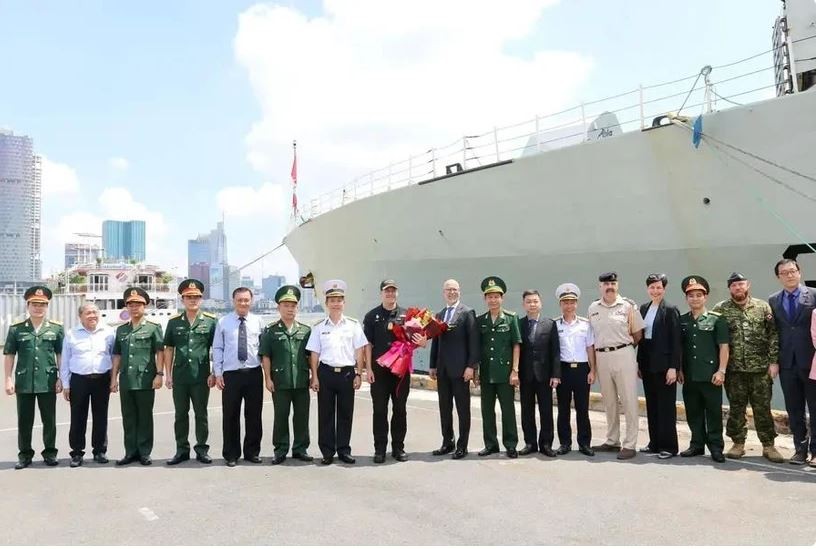 Royal Canadian Navy Ship Visits Vietnam Royal Canadian Navy Ship Visits Vietnam