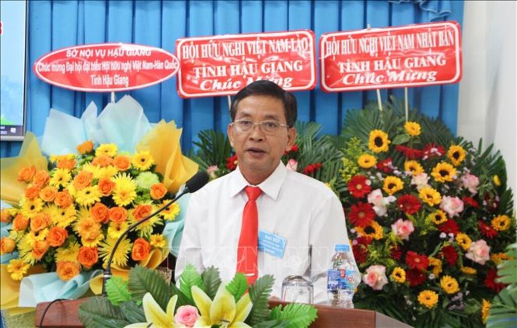 Ông Nguyễn Văn Nhân, Chủ tịch Liên hiệp các tổ chức hữu nghị tỉnh Hậu Giang Ông Nguyễn Văn Nhân, Chủ tịch Liên hiệp các tổ chức hữu nghị tỉnh Hậu Giang