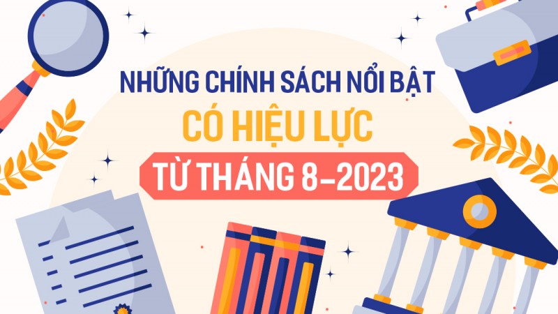 Chính sách mới có hiệu lực từ giữa tháng 8/2024 Chính sách mới có hiệu lực từ giữa tháng 8/2024