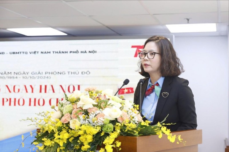 Phó Giám đốc Sở Văn hóa, Thể thao và Du lịch Hà Nội Lê Thị Ánh Mai thông tin tại họp báo (Ảnh: T.L). Phó Giám đốc Sở Văn hóa, Thể thao và Du lịch Hà Nội Lê Thị Ánh Mai thông tin tại họp báo (Ảnh: T.L).
