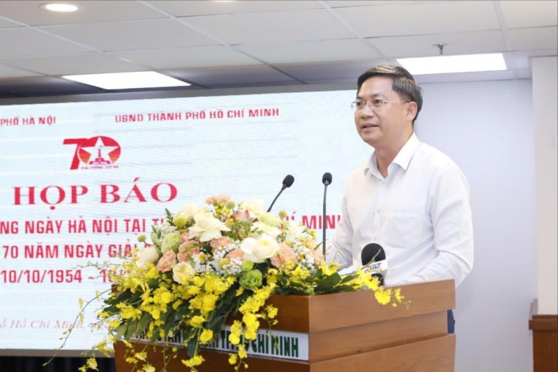 Phó Chủ tịch UBND thành phố Hà Nội Hà Minh Hải phát biểu tại họp báo (Ảnh: T.L). Phó Chủ tịch UBND thành phố Hà Nội Hà Minh Hải phát biểu tại họp báo (Ảnh: T.L).