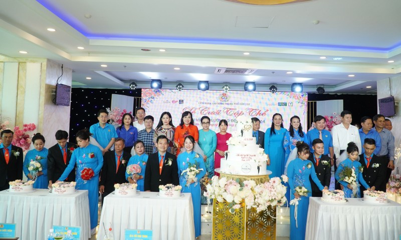 Cần Thơ lần đầu tiên tổ chức lễ cưới tập thể cho đoàn viên, người lao động Cần Thơ lần đầu tiên tổ chức lễ cưới tập thể cho đoàn viên, người lao động