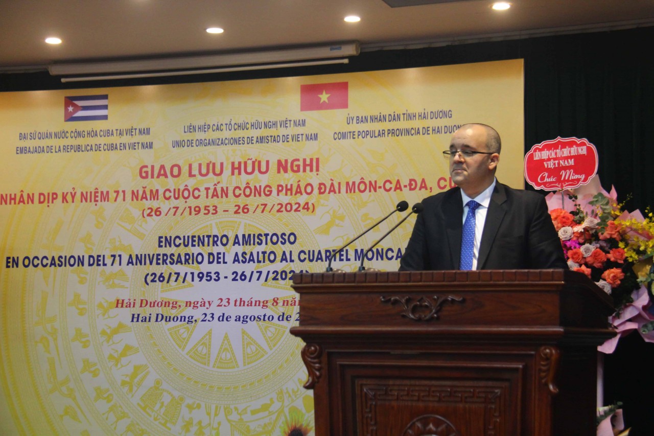Chargé d'Affaires and Deputy Ambassador of Cuba to Vietnam Joy Puentes Saldise Chargé d'Affaires and Deputy Ambassador of Cuba to Vietnam Joy Puentes Saldise