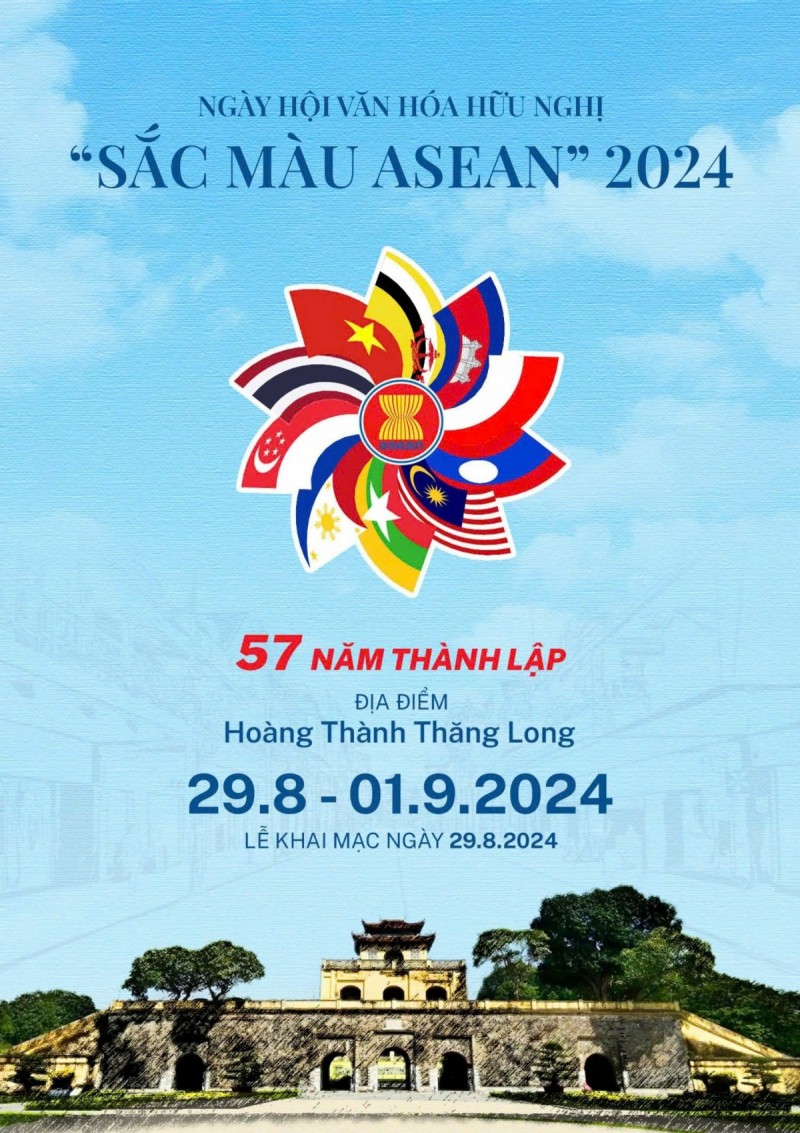 Từ 29/8-1/9: Diễn ra Ngày hội văn hoá hữu nghị “Sắc màu ASEAN” 2024 Từ 29/8-1/9: Diễn ra Ngày hội văn hoá hữu nghị “Sắc màu ASEAN” 2024