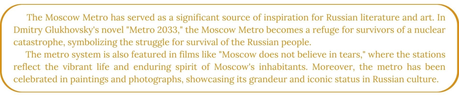 Moscow Metro: Underground Art Wonder Moscow Metro: Underground Art Wonder