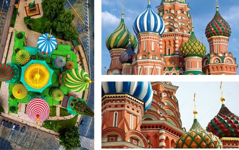 St. Basil's Cathedral: A Pinnacle of Religious and Secular Architecture St. Basil's Cathedral: A Pinnacle of Religious and Secular Architecture