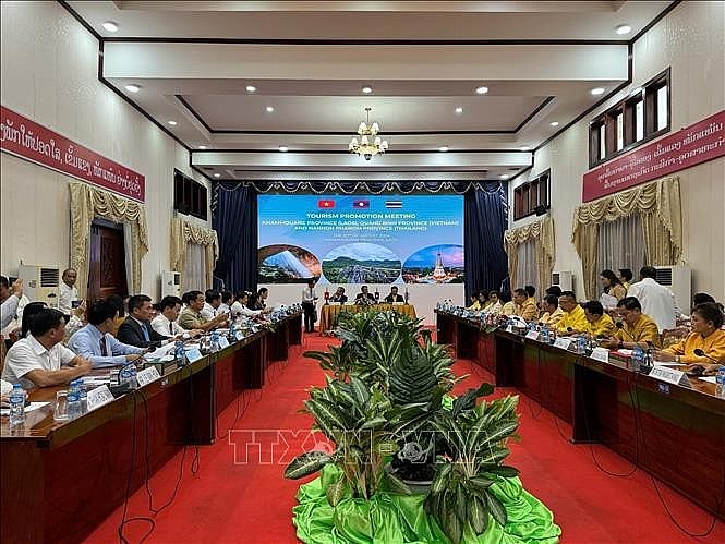 An overview of tourism promotion meeting (Photo: VNA) An overview of tourism promotion meeting (Photo: VNA)