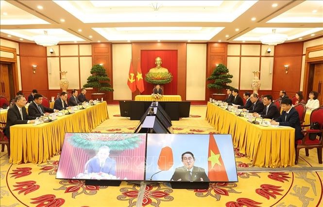 Việt Nam - Nhật Bản nhất trí đẩy mạnh hợp tác kinh tế là trụ cột chính của quan hệ hai nước Việt Nam - Nhật Bản nhất trí đẩy mạnh hợp tác kinh tế là trụ cột chính của quan hệ hai nước