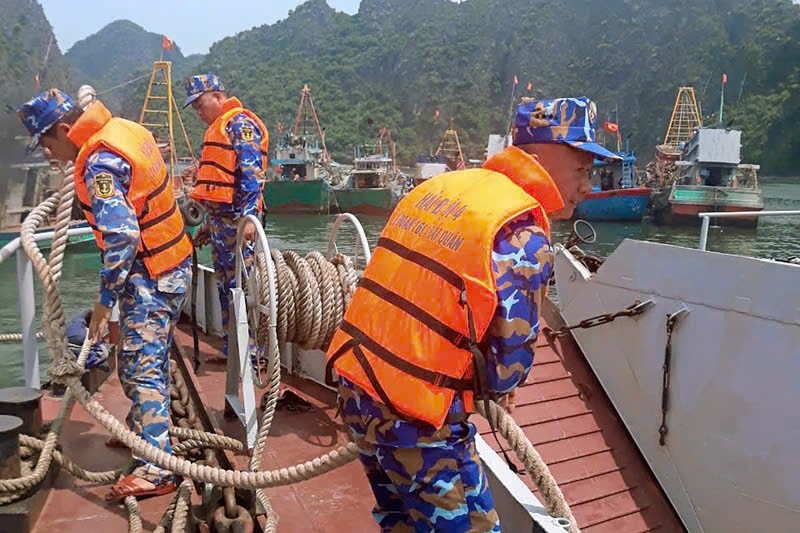Vùng 1 Hải quân sẵn sàng tổ chức ứng cứu trước bão Yagi Vùng 1 Hải quân sẵn sàng tổ chức ứng cứu trước bão Yagi