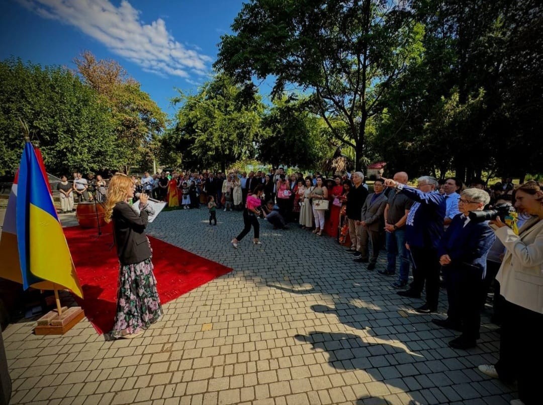 At the inauguration ceremony of “Goc Vietnam (Vietnamese corner)” in Odessa, Ukraine on September 6. Photo: VNA At the inauguration ceremony of “Goc Vietnam (Vietnamese corner)” in Odessa, Ukraine on September 6. Photo: VNA