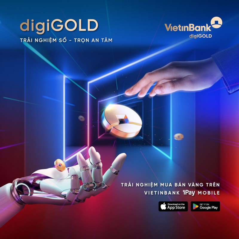 Triển khai mua bán vàng (digiGOLD) trên ứng dụng số VietinBank iPay Mobile Triển khai mua bán vàng (digiGOLD) trên ứng dụng số VietinBank iPay Mobile