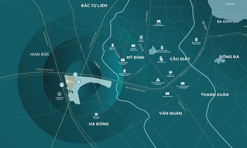 Phân khu The Victoria sở hữu vị trí đắc địa trong đại đô thị phía Tây Phân khu The Victoria sở hữu vị trí đắc địa trong đại đô thị phía Tây