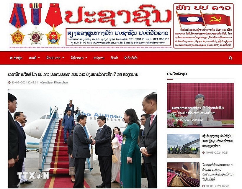 Lao Media Praises Vietnam-Laos Special Relationship Lao Media Praises Vietnam-Laos Special Relationship