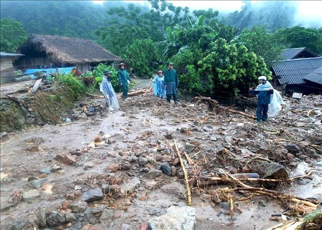 Thôn Đồng Tâm, xã Yên Thành, huyện Quang Bình (Hà Giang) là một trong những địa phương bị thiệt hại nặng nề do mưa lũ. Ảnh: Minh Tâm/TTXVN Thôn Đồng Tâm, xã Yên Thành, huyện Quang Bình (Hà Giang) là một trong những địa phương bị thiệt hại nặng nề do mưa lũ. Ảnh: Minh Tâm/TTXVN