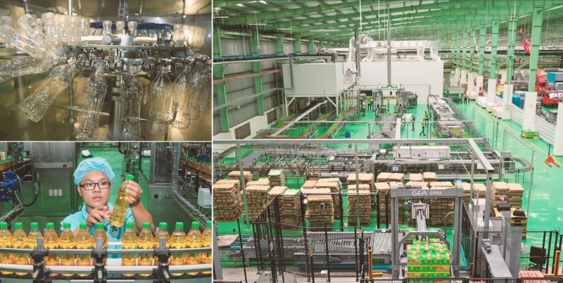 Cân cảnh dây chuyền chiết lạnh vô trùng Aseptic tại Tân Hiệp Phát Cân cảnh dây chuyền chiết lạnh vô trùng Aseptic tại Tân Hiệp Phát