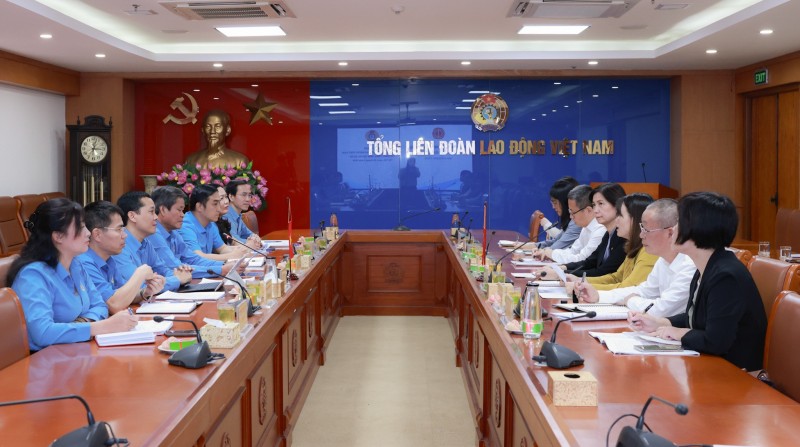 Đẩy mạnh hợp tác giữa Tổng LĐLĐ Việt Nam và Tổng Công hội Trung Quốc Đẩy mạnh hợp tác giữa Tổng LĐLĐ Việt Nam và Tổng Công hội Trung Quốc