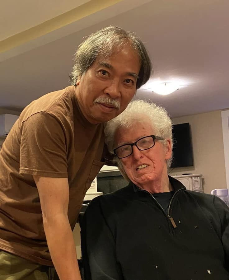Nhà thơ Kevin Bowen và nhà thơ Nguyễn Quang Thiều tại Boston, Hoa Kỳ vào tháng 8/2024 (Ảnh: FB Nguyễn Quang Thiều) Nhà thơ Kevin Bowen và nhà thơ Nguyễn Quang Thiều tại Boston, Hoa Kỳ vào tháng 8/2024 (Ảnh: FB Nguyễn Quang Thiều)