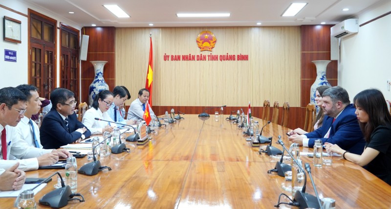 Quảng Bình mong muốn mở rộng quan hệ hữu nghị, hợp tác với các địa phương của Hung-ga-ri Quảng Bình mong muốn mở rộng quan hệ hữu nghị, hợp tác với các địa phương của Hung-ga-ri