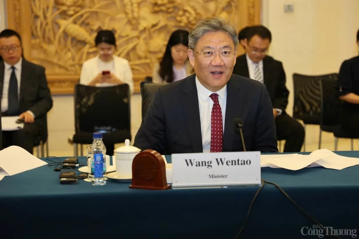 Chinese Minister of Commerce Wang Wentao. (Photo: Cong Thuong Newspaper) Chinese Minister of Commerce Wang Wentao. (Photo: Cong Thuong Newspaper)