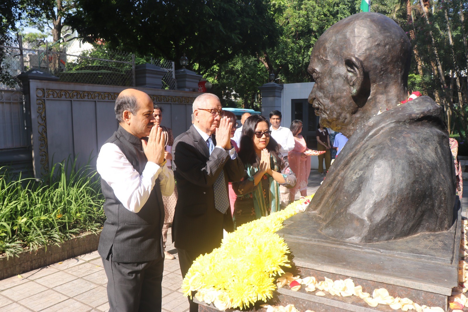 Kỷ niệm 155 năm ngày sinh của Mahatma Gandhi tại Hà Nội Kỷ niệm 155 năm ngày sinh của Mahatma Gandhi tại Hà Nội