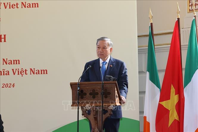 Phát biểu chính sách của Tổng Bí thư, Chủ tịch nước Tô Lâm tại Trường Đại học Trinity Dublin- Ảnh 1. Phát biểu chính sách của Tổng Bí thư, Chủ tịch nước Tô Lâm tại Trường Đại học Trinity Dublin- Ảnh 1.