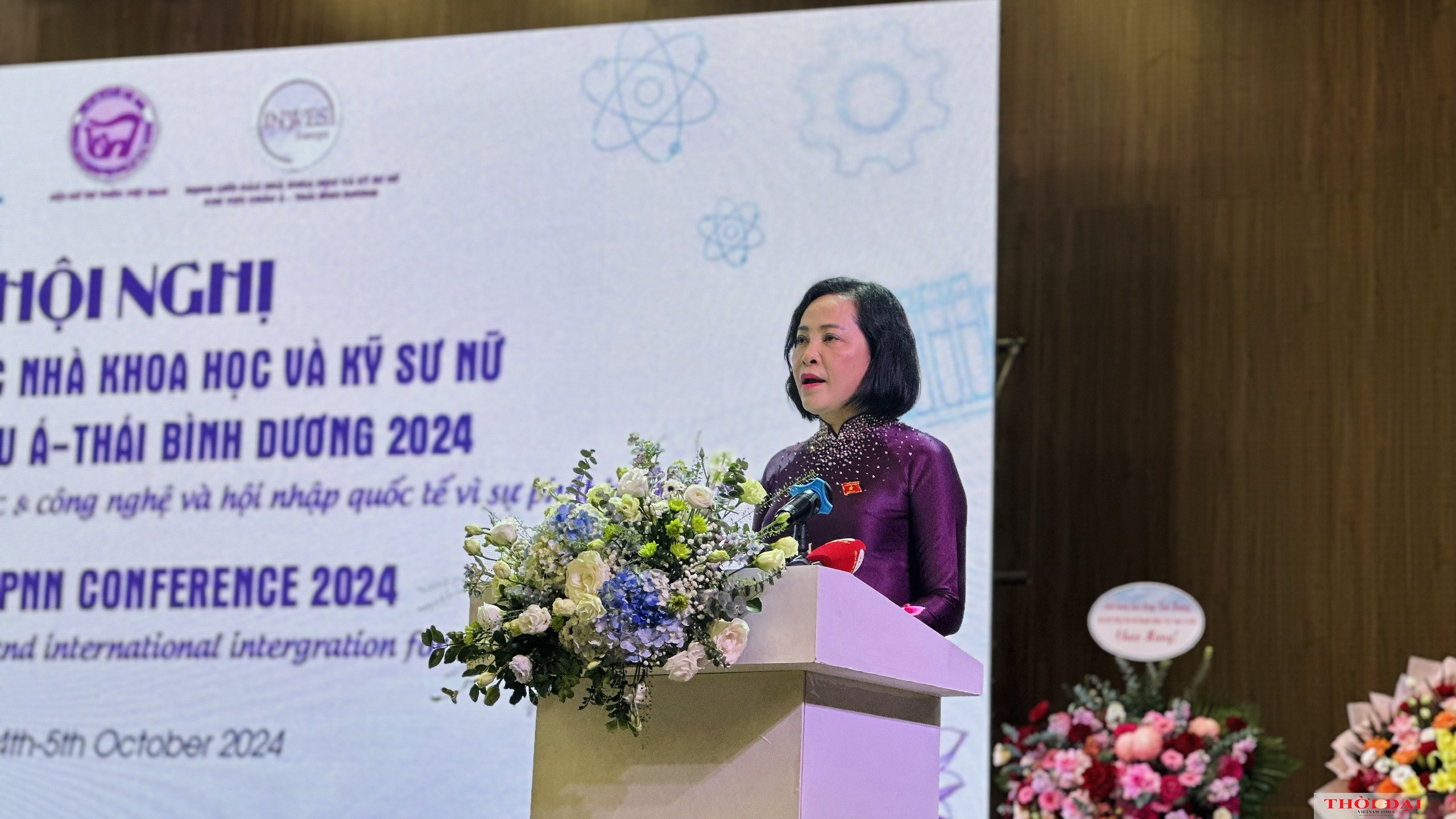 Phó Chủ tịch Quốc hội Nguyễn Thị Thanh phát biểu tại Hội nghị NWES-APNN 2024. Phó Chủ tịch Quốc hội Nguyễn Thị Thanh phát biểu tại Hội nghị NWES-APNN 2024.