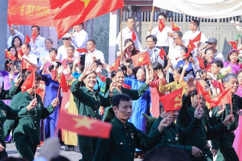 Màn thực cảnh tái hiện Ngày hội Văn hóa vì Hòa bình: Tái hiện ký ức hào hùng của Thủ đô