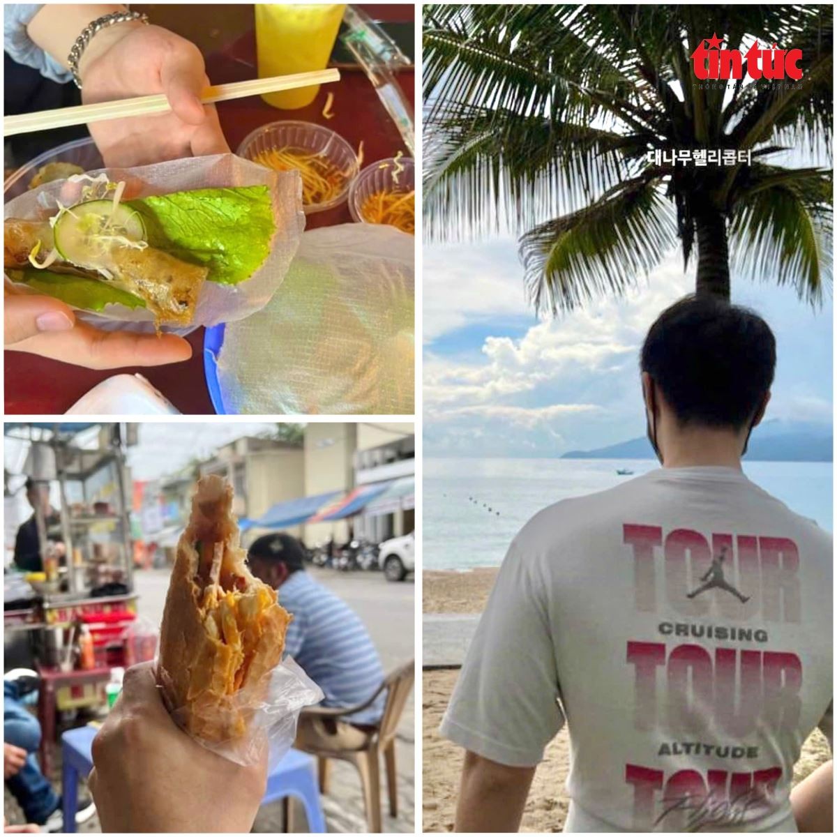 Anh Cho Hyun Dong (25 tuổi, người Hàn Quốc) chia sẻ trải nghiệm ăn bánh mì, nem cuốn... tại Hà Nội. Anh Cho Hyun Dong (25 tuổi, người Hàn Quốc) chia sẻ trải nghiệm ăn bánh mì, nem cuốn... tại Hà Nội.